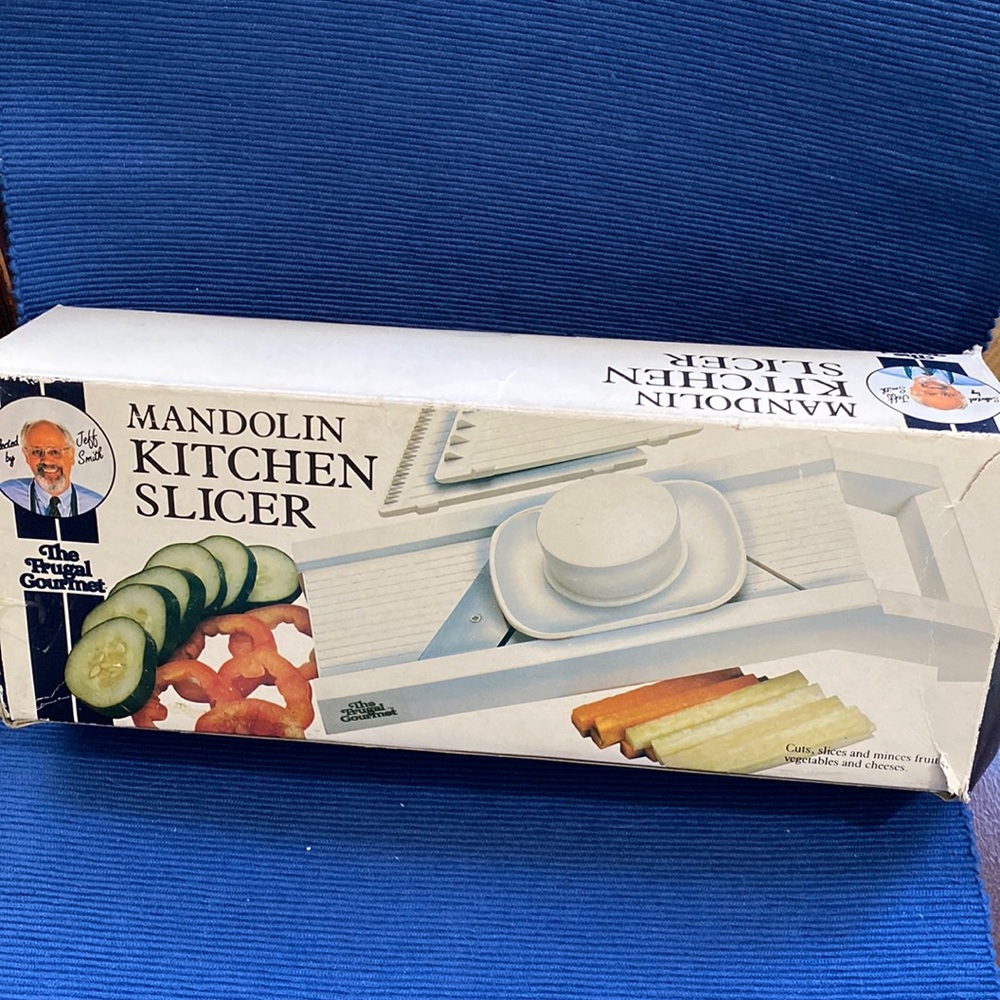 Vintage NOS “Frugal Gourmet “ Mandolin Slicer